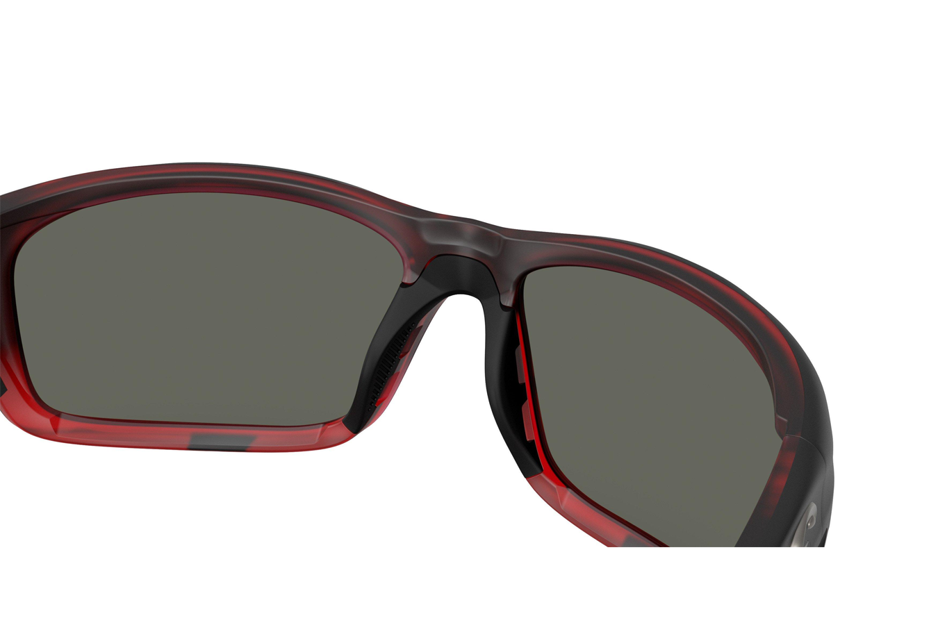 COSTA DEL MAR Jose Pro Sunglasses with Red Sky Frame and Gray Polarized Lenses